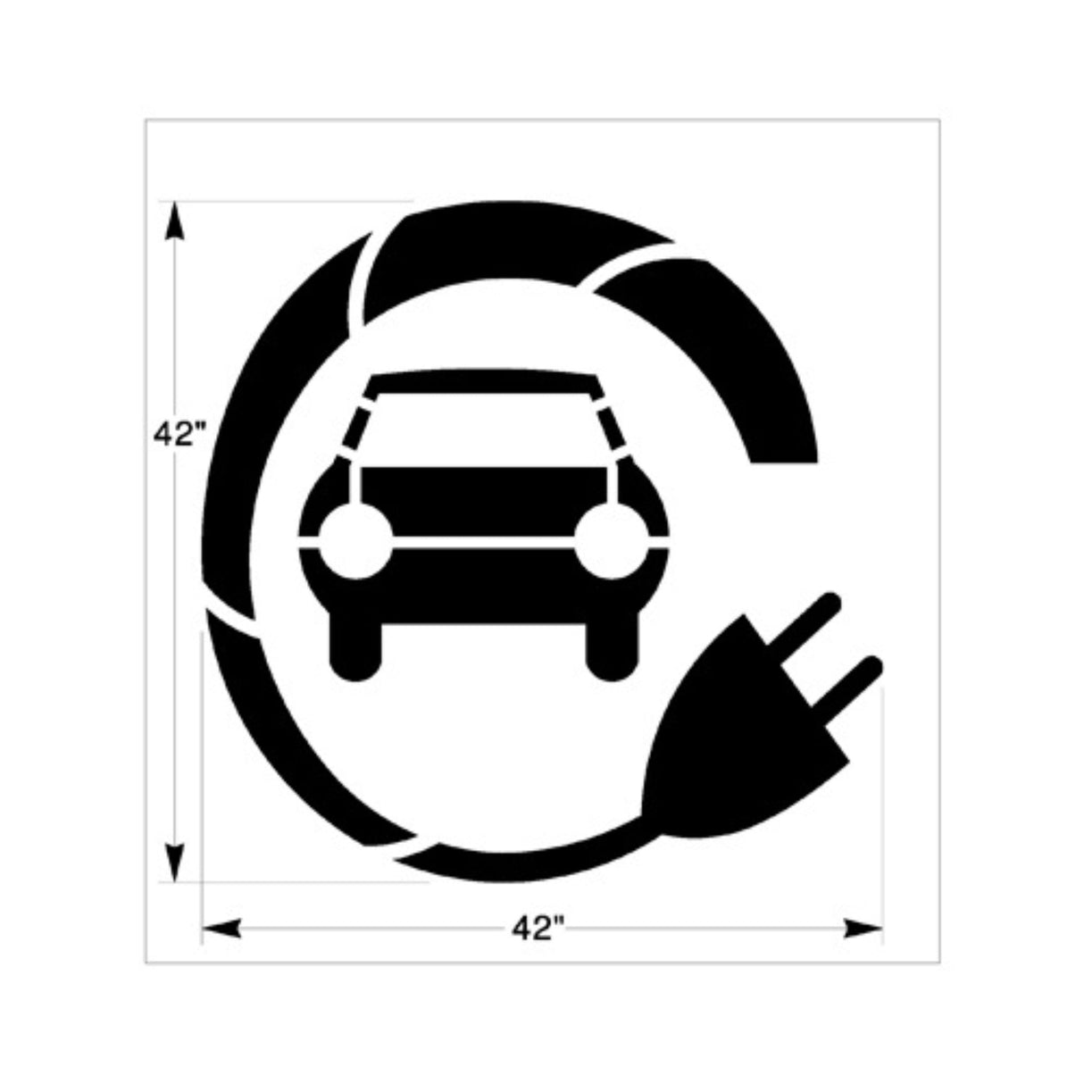 Newstripe Walgreens Electric Vehicle (EV) Charging/Parking Stencil