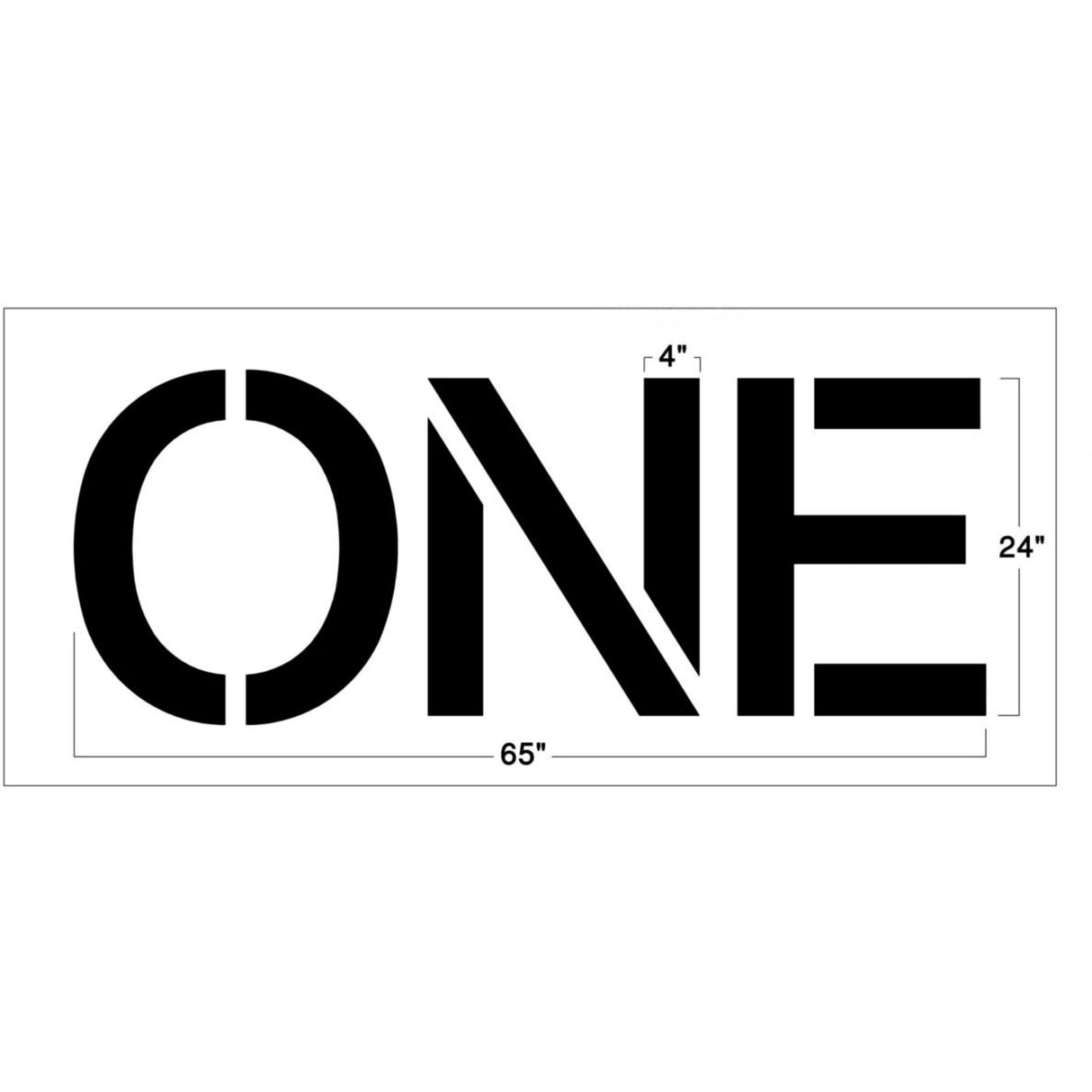 Newstripe Walgreens 24 Inch ONE Stencil