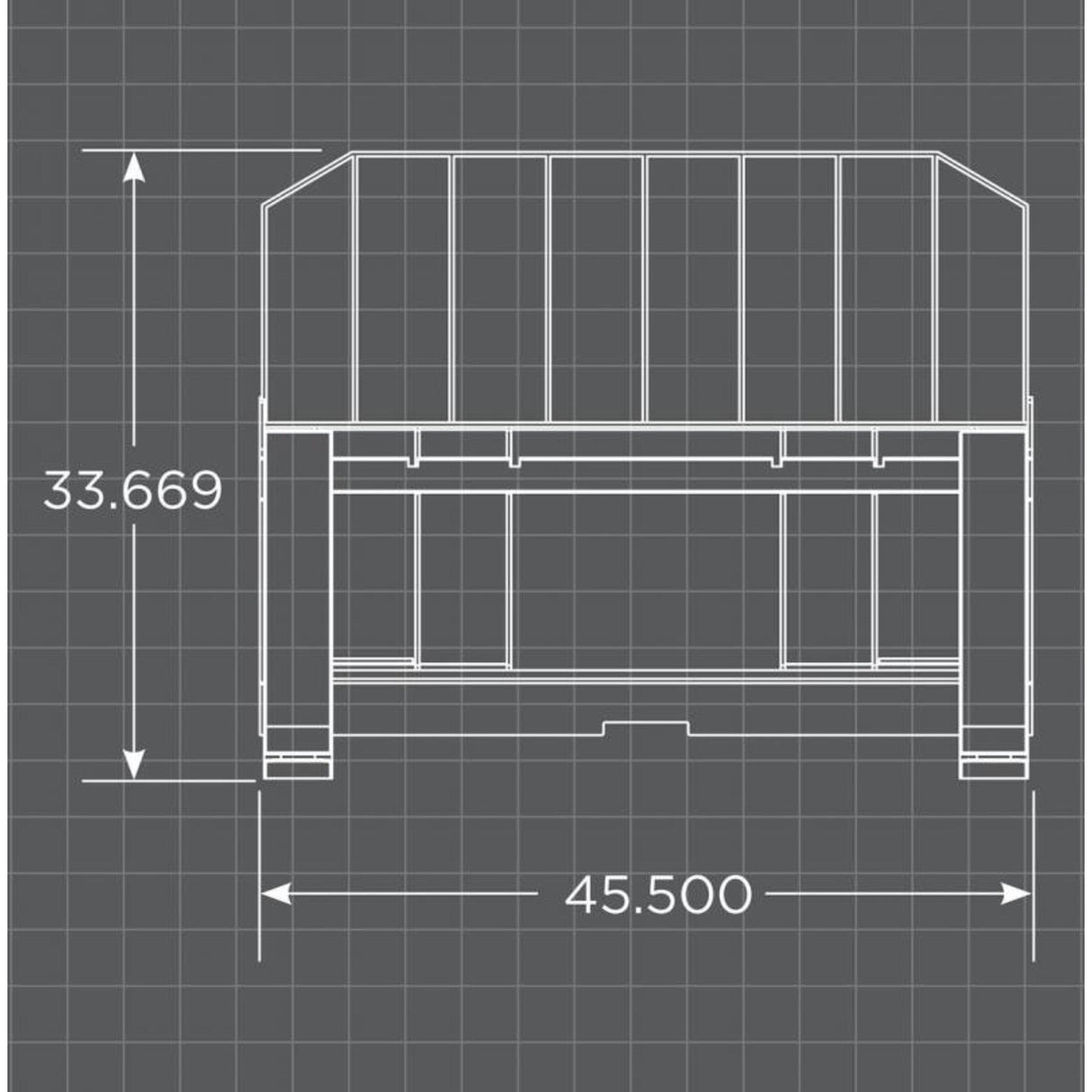 Loflin Fabrication Heavy Duty Pallet Fork Frame