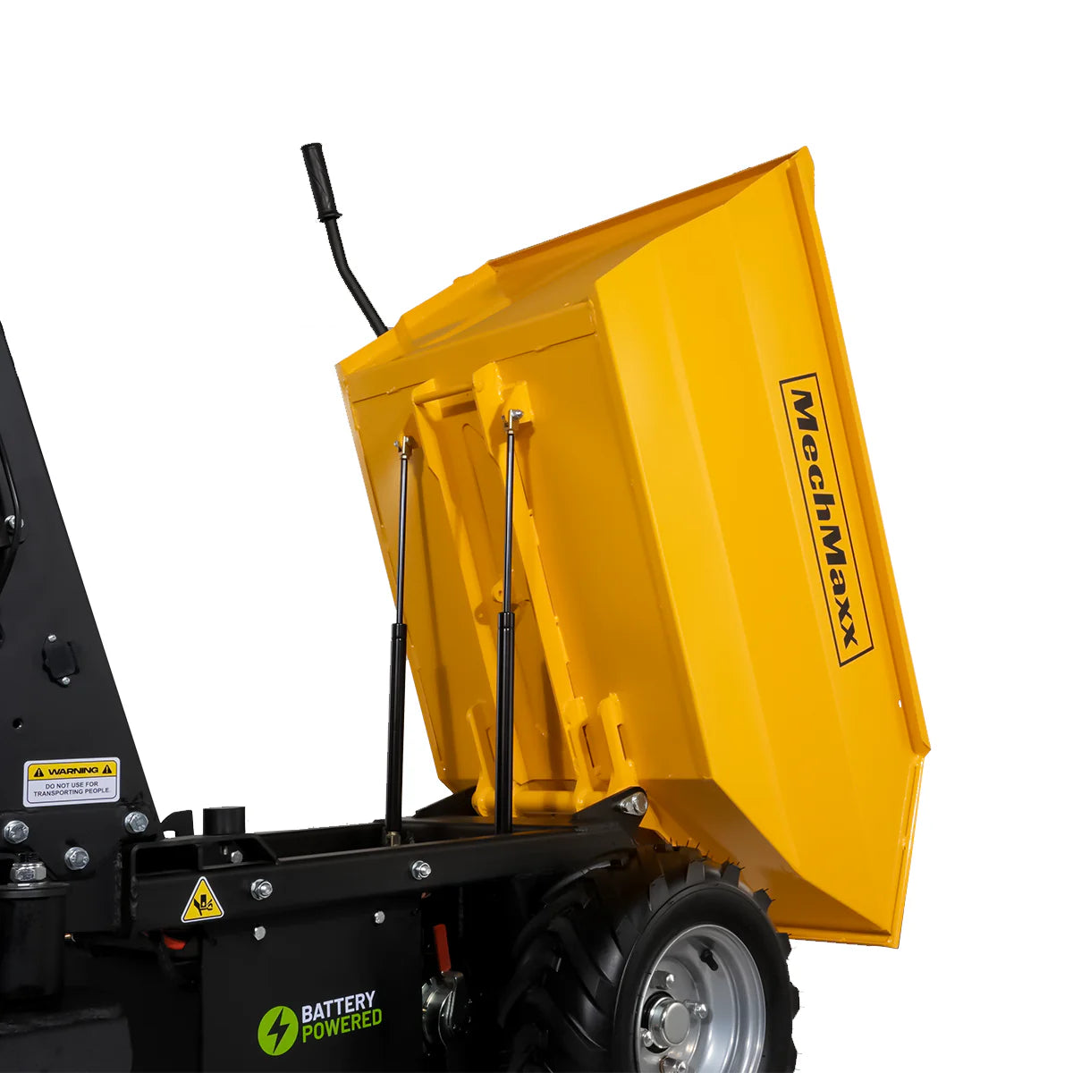 MechMaxx 1100Lbs Loading Battery Powered Barrow Electric Mini Dumper for Sale, 1000W 48V Brushless DC Motor, E50