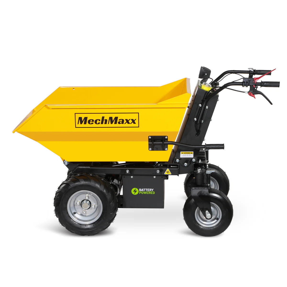 MechMaxx 1100Lbs Loading Battery Powered Barrow Electric Mini Dumper for Sale, 1000W 48V Brushless DC Motor, E50