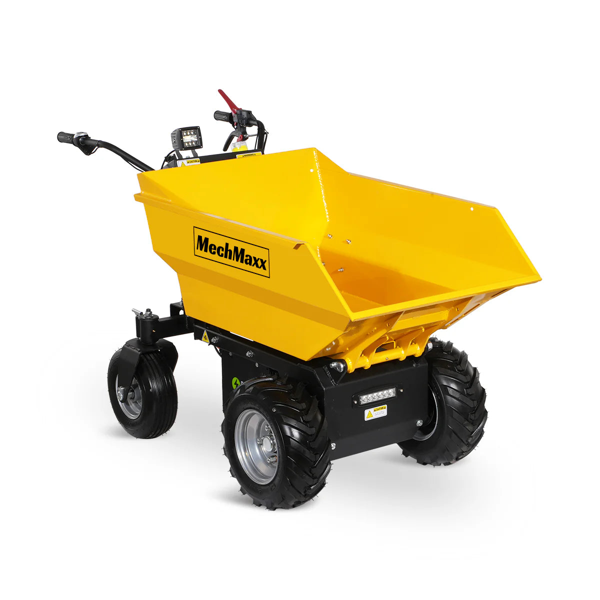 MechMaxx 1100Lbs Loading Battery Powered Barrow Electric Mini Dumper for Sale, 1000W 48V Brushless DC Motor, E50