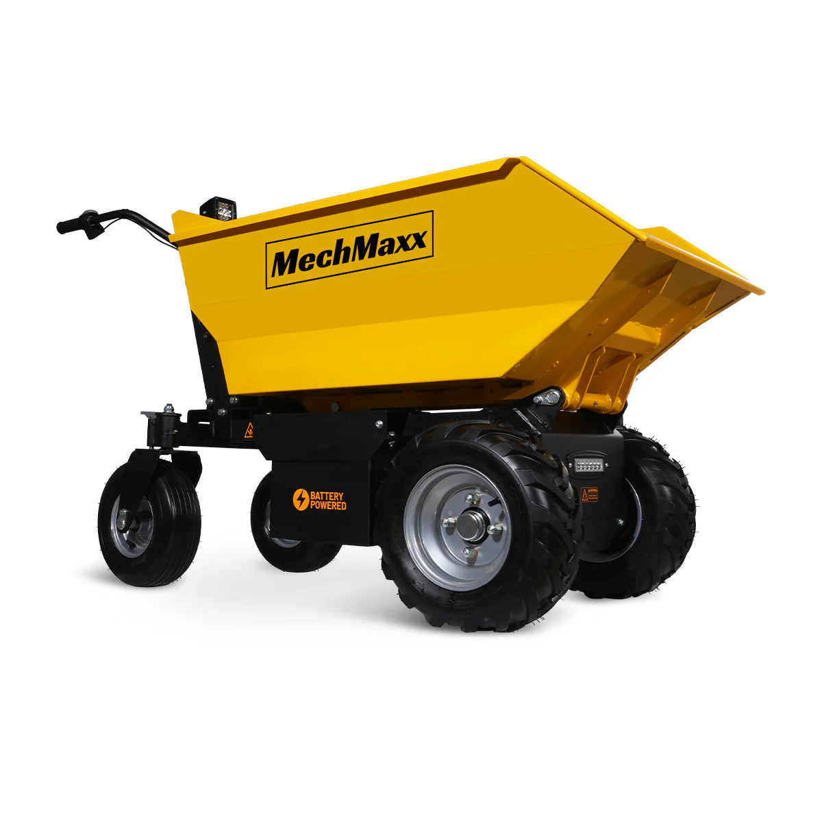 MechMaxx 1100lb Loading 1000W DC Motor 48V Battery Powered Hydraulic Tipping Dump Cart, EH50
