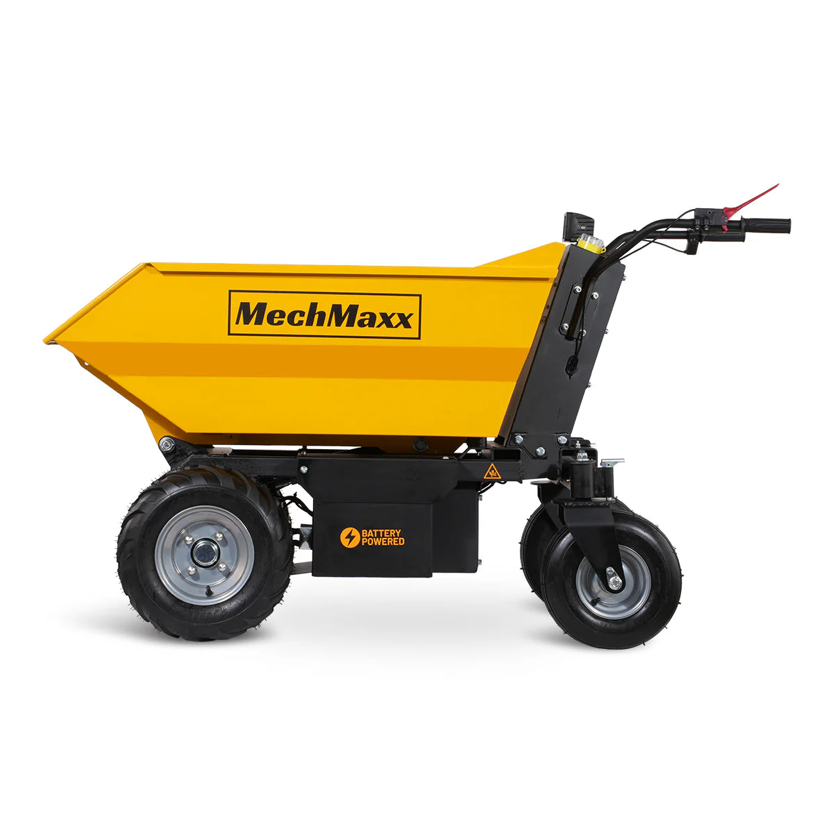 MechMaxx 1100lb Loading 1000W DC Motor 48V Battery Powered Hydraulic Tipping Dump Cart, EH50