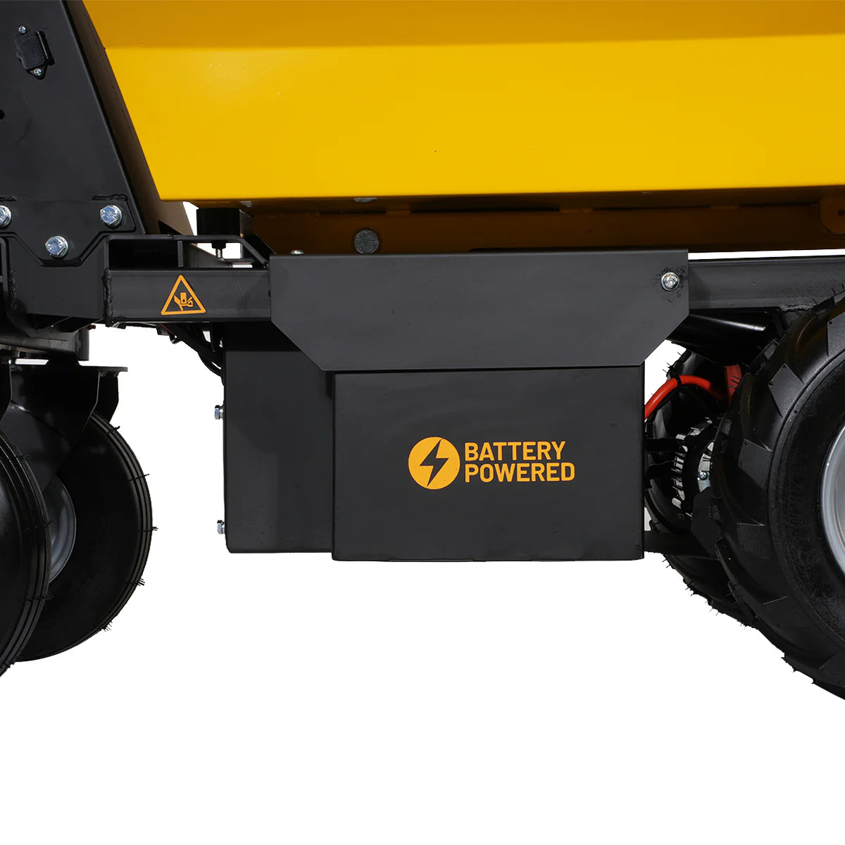 MechMaxx 1100lb Loading 1000W DC Motor 48V Battery Powered Hydraulic Tipping Dump Cart, EH50