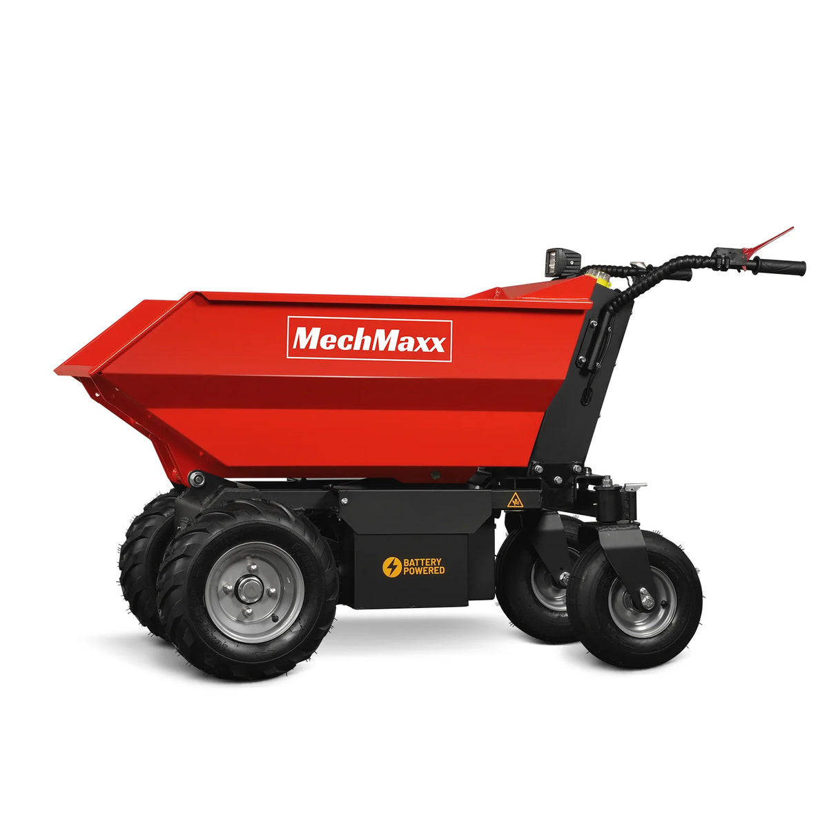 MechMaxx 1100lb Loading 1000W DC Motor 48V Battery Powered Hydraulic Tipping Dump Cart, EH50