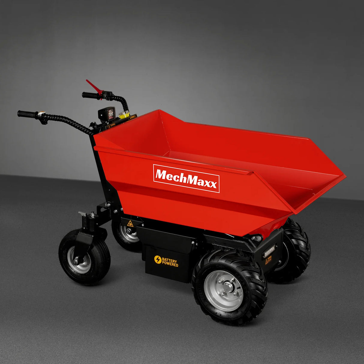 MechMaxx 1100lb Loading 1000W DC Motor 48V Battery Powered Hydraulic Tipping Dump Cart, EH50