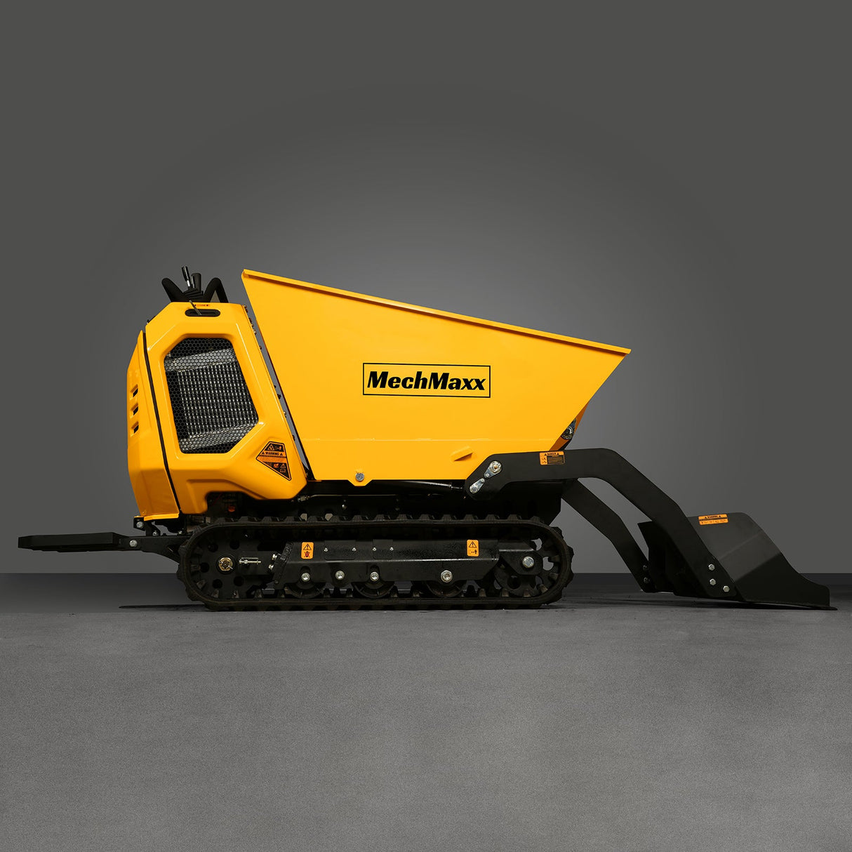 MechMaxx 1800lb 420cc E-start Gas Engine Stand-ON Hydraulic Track Dumper with Self-Loading , T80