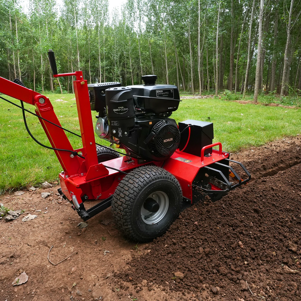 MechMaxx 14HP 429cc KOHLER E-start 24'' Ditching Mini Trencher , TCR1500