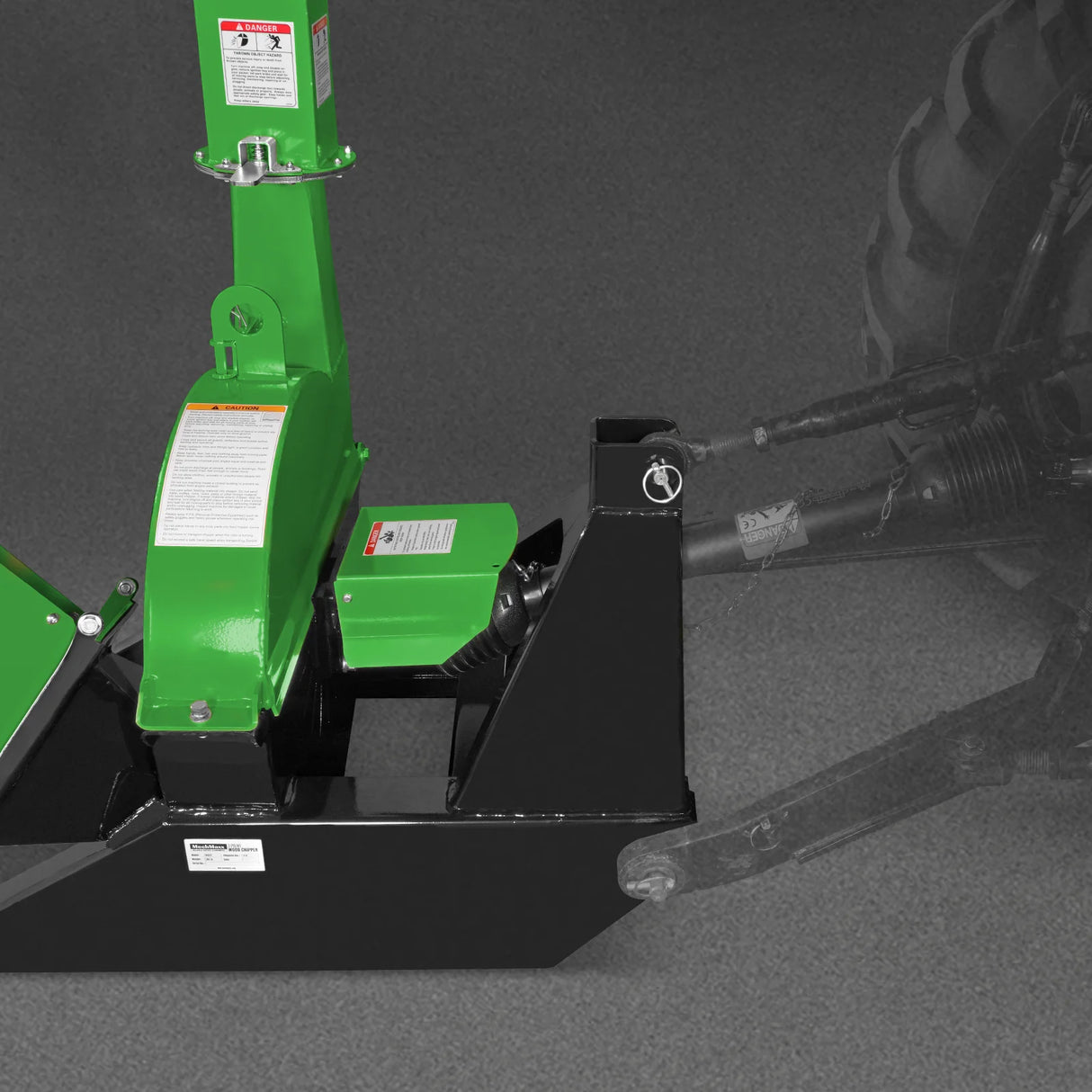 3 Point PTO Wood Chipper Attachment For Tractors Up To 45HP (PTO Shaft Included), BX42S