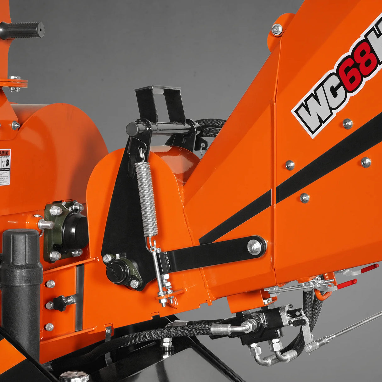 6" 3 Point Hydraulic Feeding PTO Wood Chipper for 20-50HP Tractor, WC68H