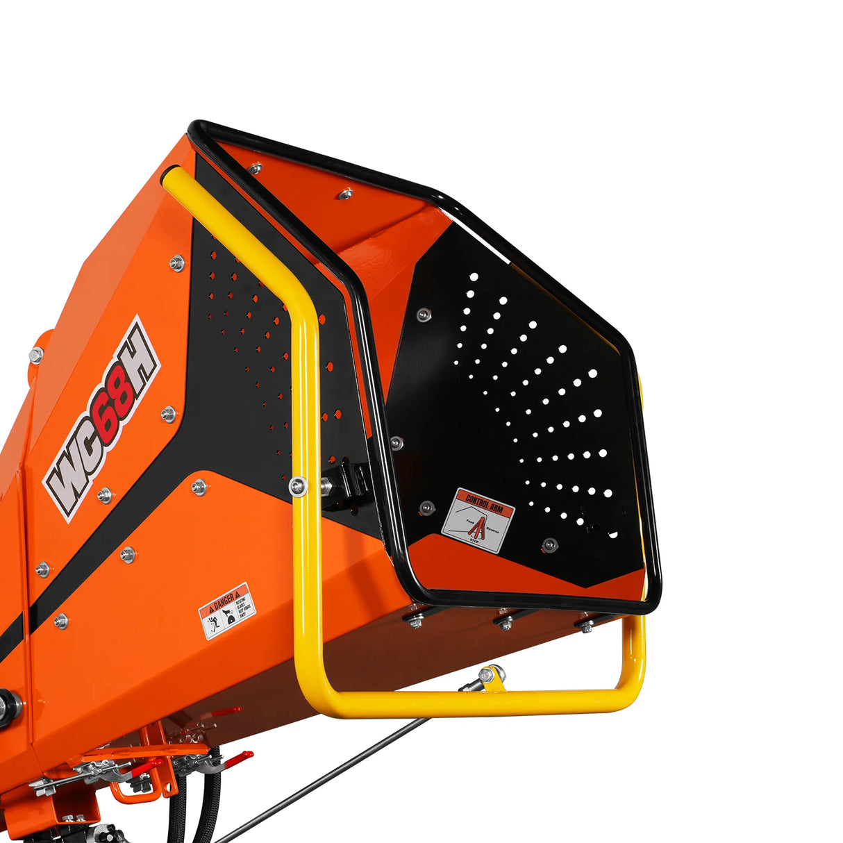 6" 3 Point Hydraulic Feeding PTO Wood Chipper for 20-50HP Tractor, WC68H