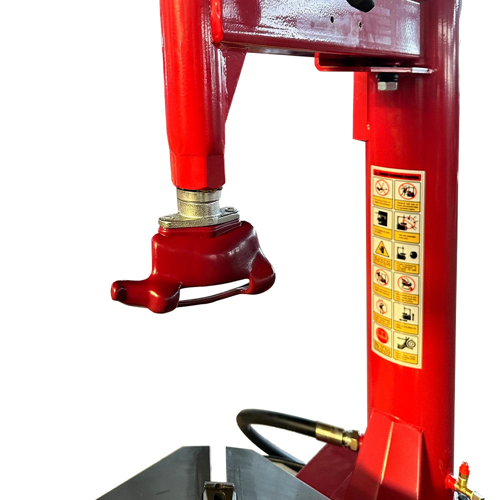 Katool KT-DH3 duck head installed on tire changer