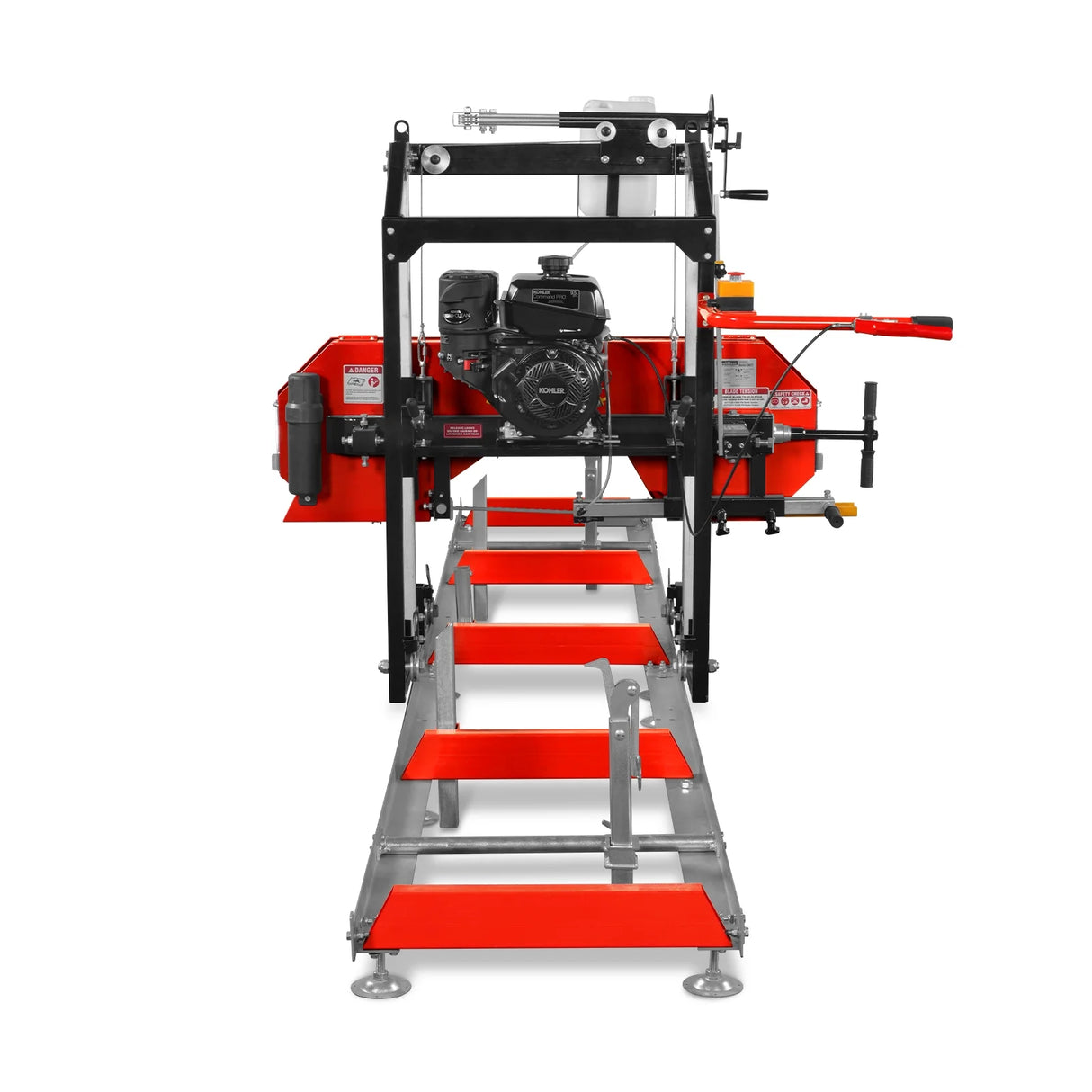 MechMaxx 22" Portable Sawmill, KOHLER 9.5hp 277cc Gasoline Engine, 18" Board Width, 13' Track Length, SM-22