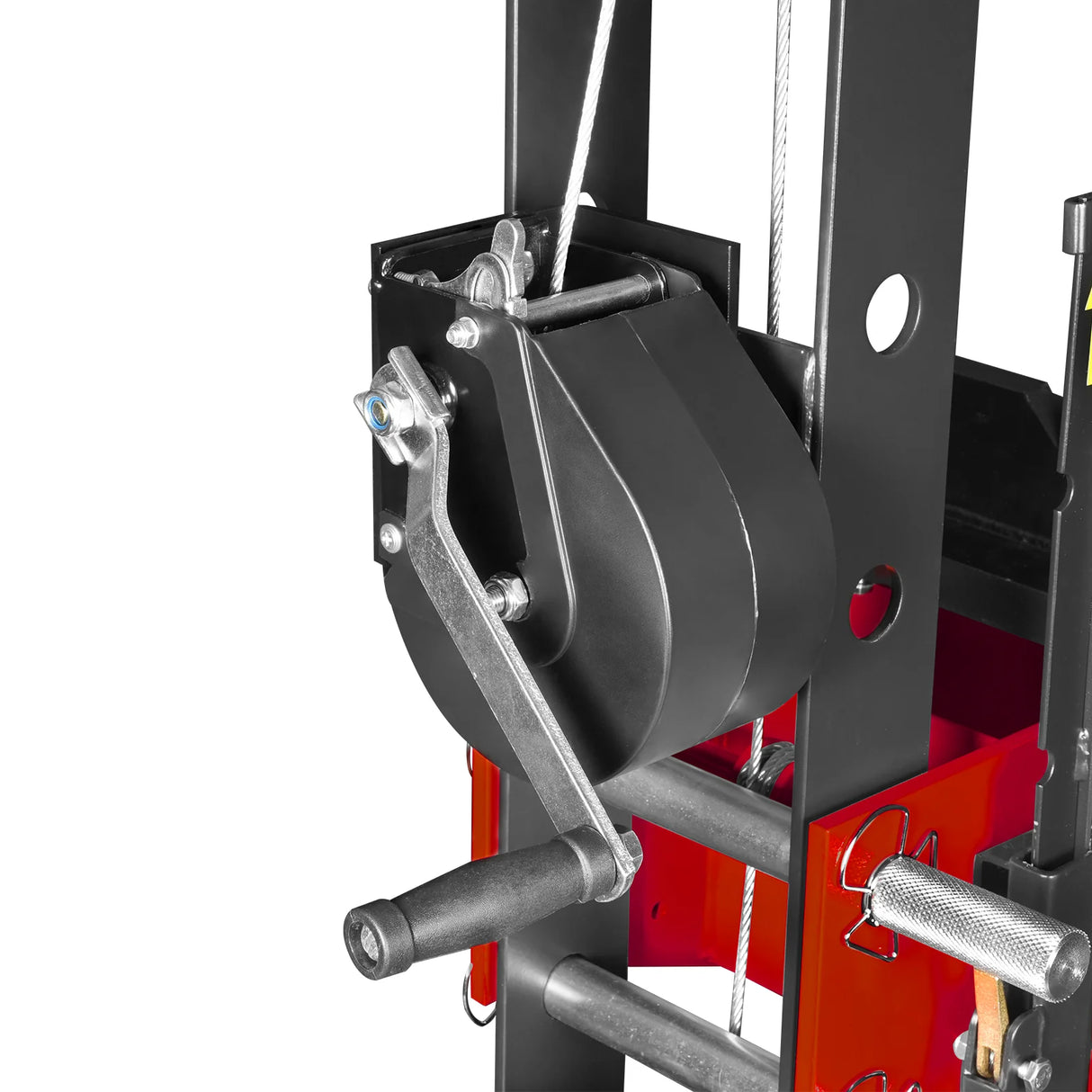 30 Ton H-Frame Air/Hydraulic Shop Press with Hand Winch & Press Pin Kit, Fully Welded Steel Frame, Safety Guard, Foot Pedal Control, HSP30