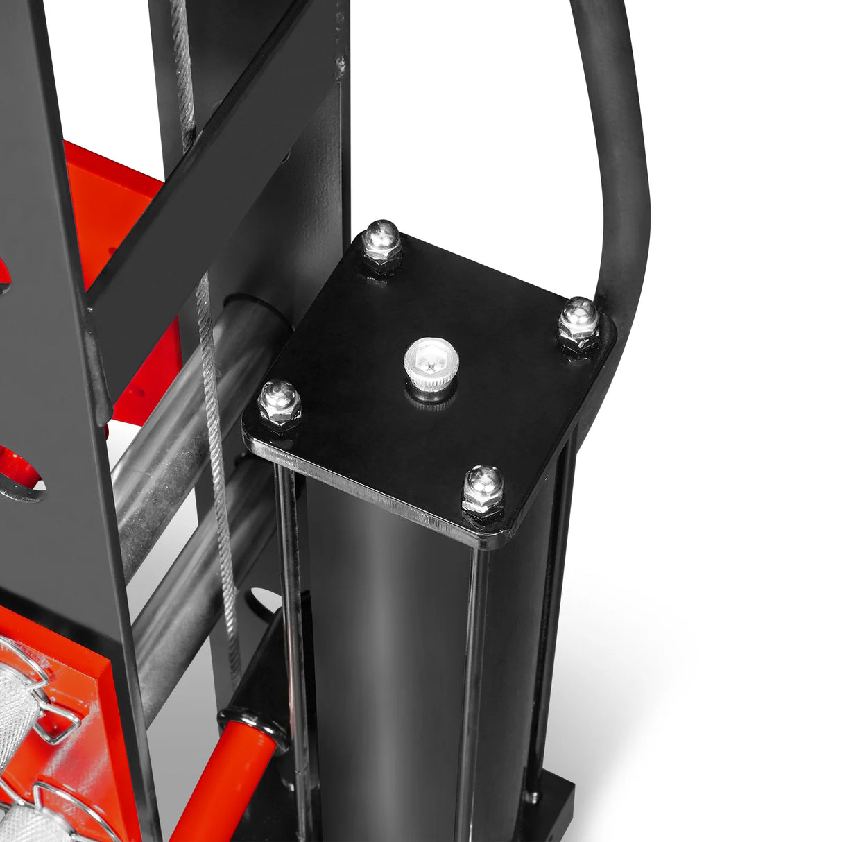 30 Ton H-Frame Air/Hydraulic Shop Press with Hand Winch & Press Pin Kit, Fully Welded Steel Frame, Safety Guard, Foot Pedal Control, HSP30