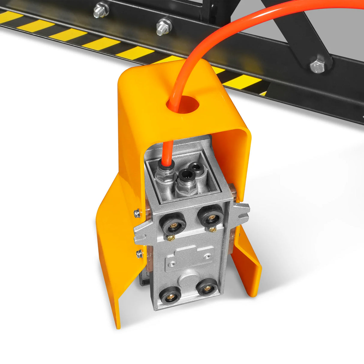 50 Ton H-Frame Air/Hydraulic Shop Press with Hand Winch & Press Pin Kit, Fully Welded Steel Frame, Safety Guard, Foot Pedal Control, HSP50