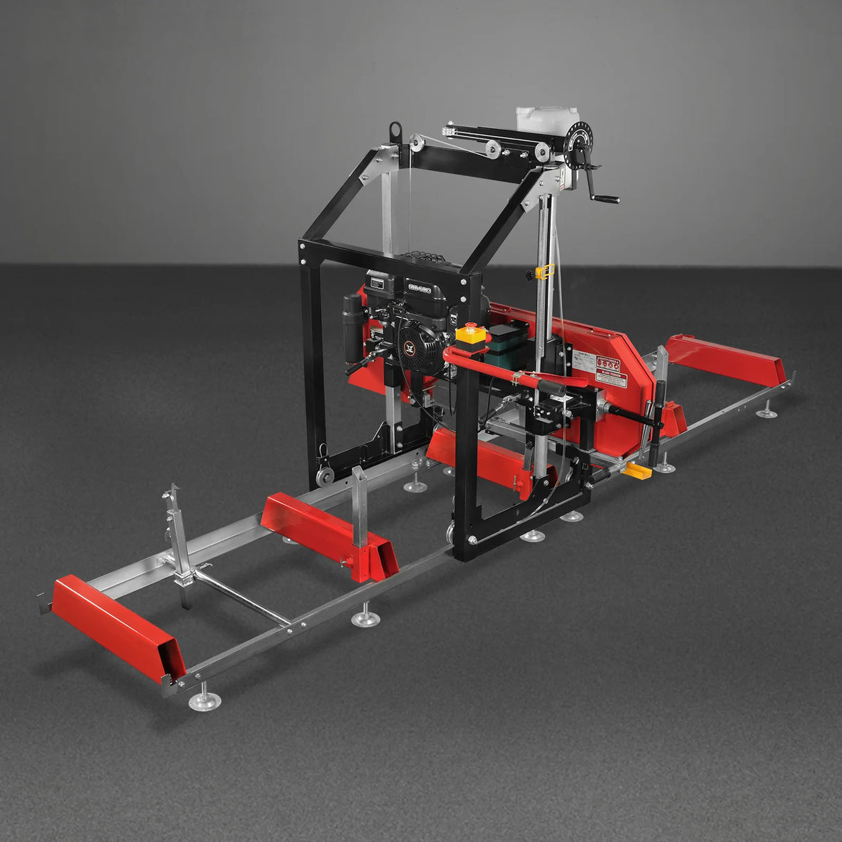 MechMaxx 26" Portable Sawmill, 459cc 15HP E-Start Gasoline Engine, 20" Board Width, 13' Track Length, SM-26