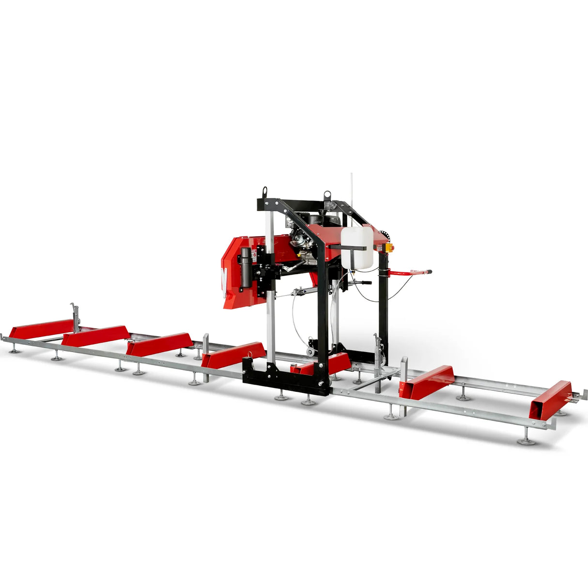 MechMaxx 32" Portable Sawmill (5 x Blades Included), KOHLER CH440 429cc E-Start Gasoline Engine, 26.5" Board Width, 20' Track Length (13' Track Length + 6.4' Track Extension Included), SM-32