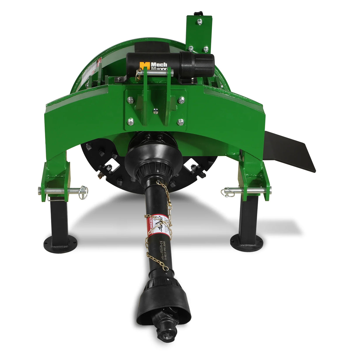 MechMaxx 3-Point PTO Stump Grinder & Wood Chipper Bundle – Green