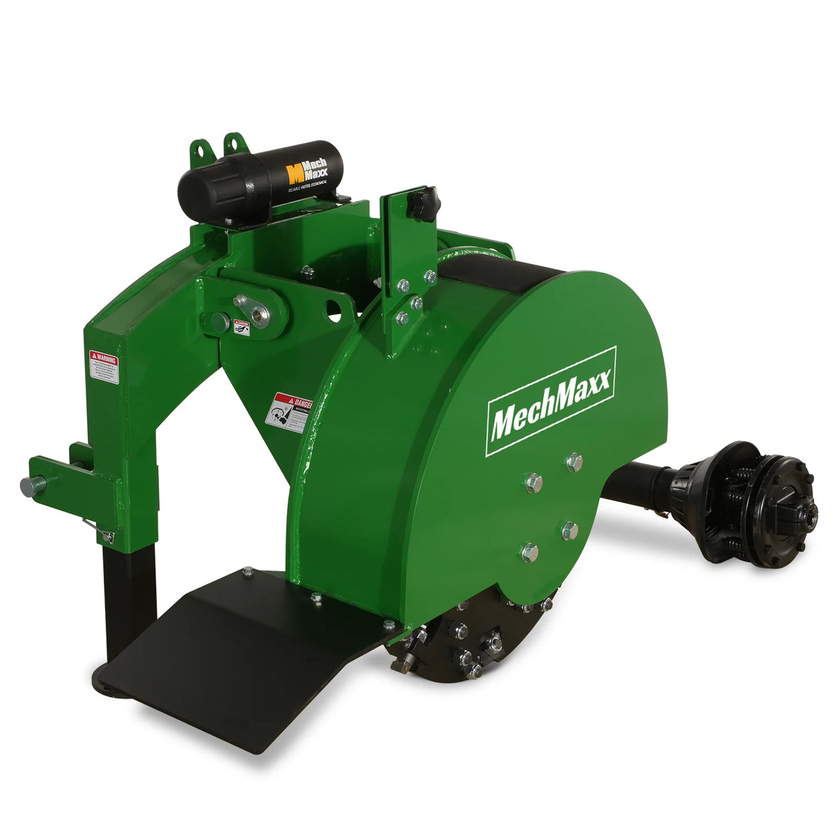 MechMaxx 3-Point PTO Stump Grinder & Wood Chipper Bundle – Green