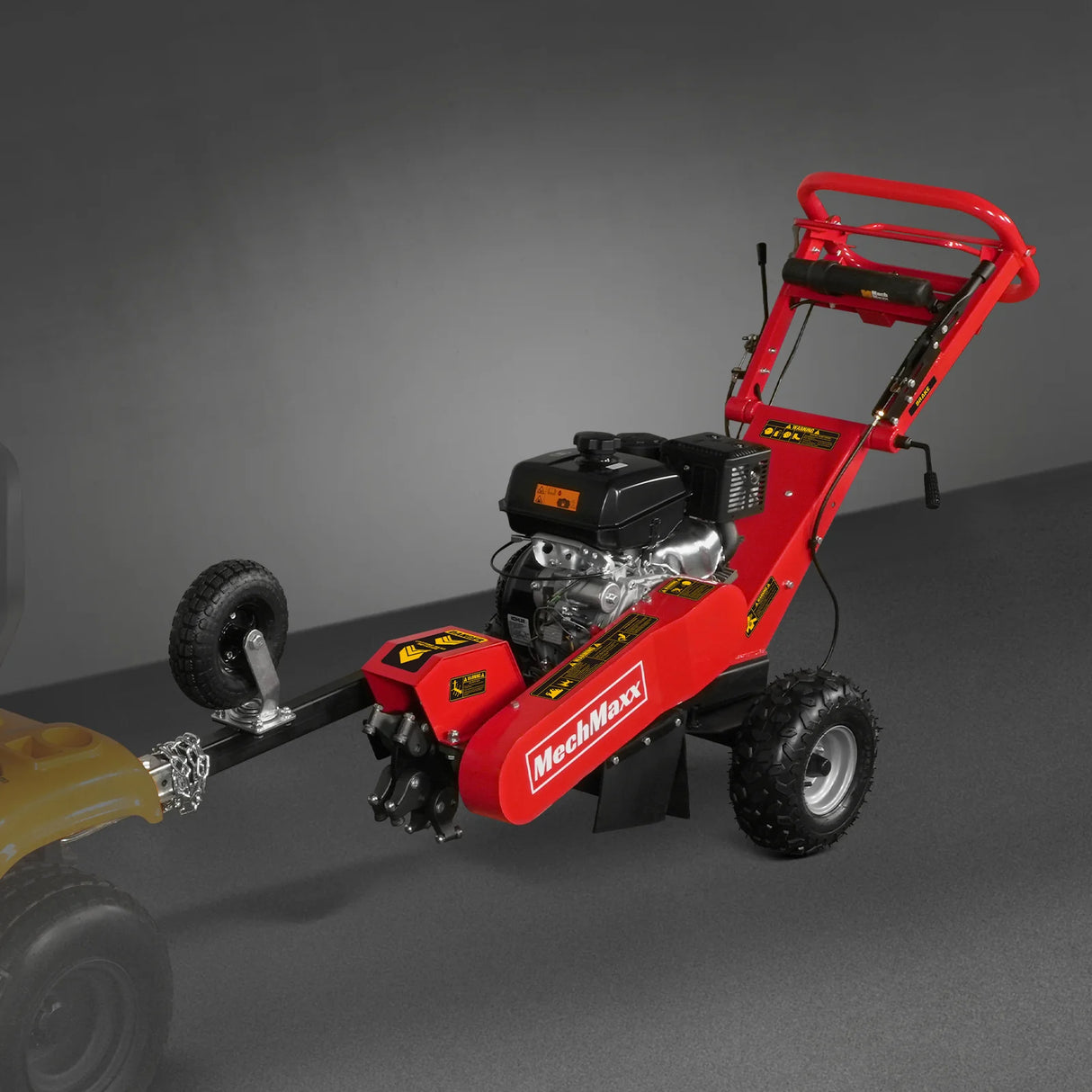 MechMaxx 15-inch 14hp 429cc KOHLER E-Start Stump Grinder with Tow Bar, SG380