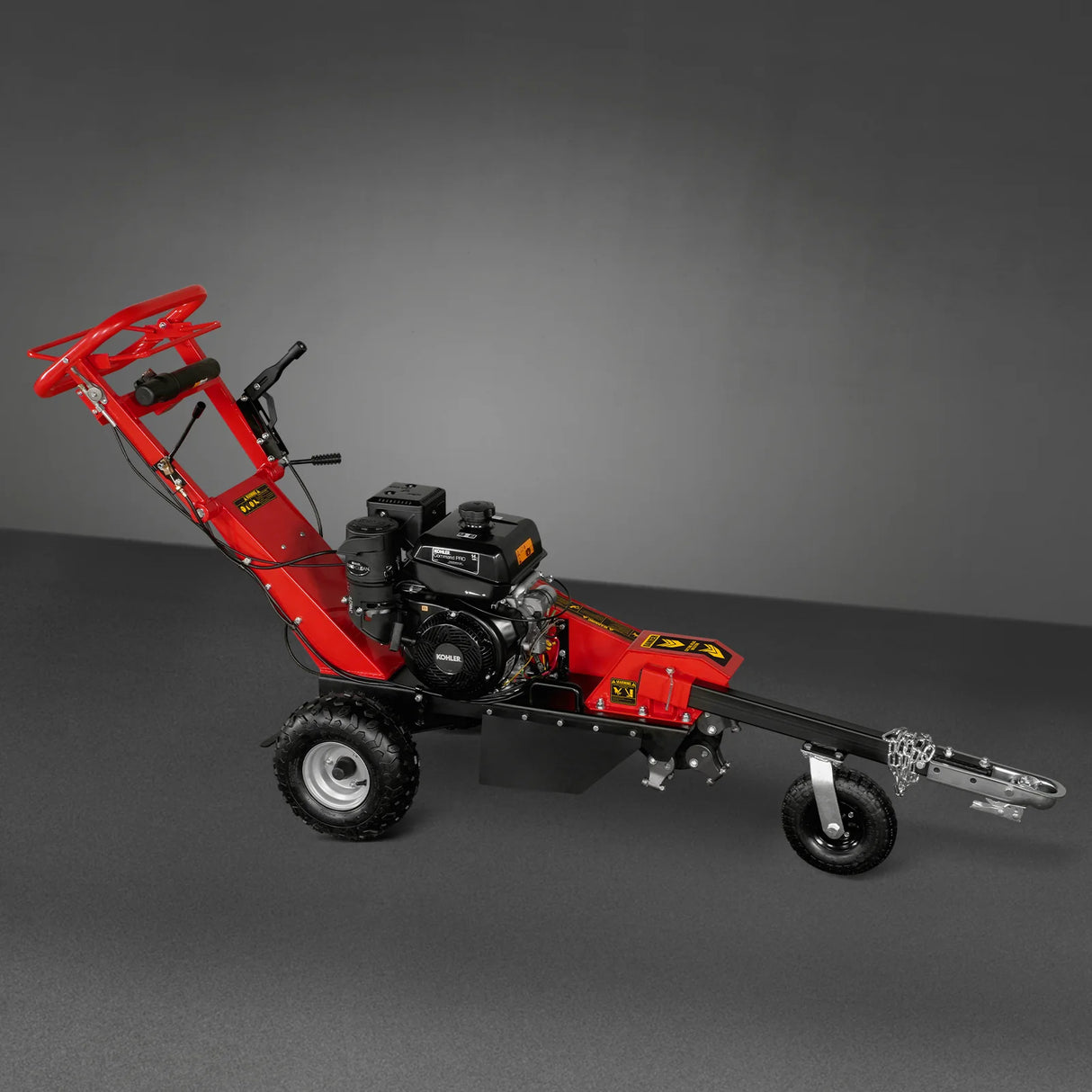 MechMaxx 15-inch 14hp 429cc KOHLER E-Start Stump Grinder with Tow Bar, SG380
