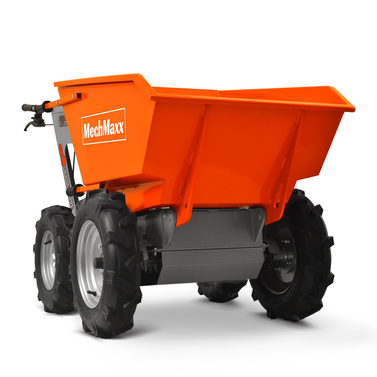 MechMaxx 660lbs Capacity 6.5HP Gas Powered Wheelbarrow Cart T25 4F+1R Gearbox , T25