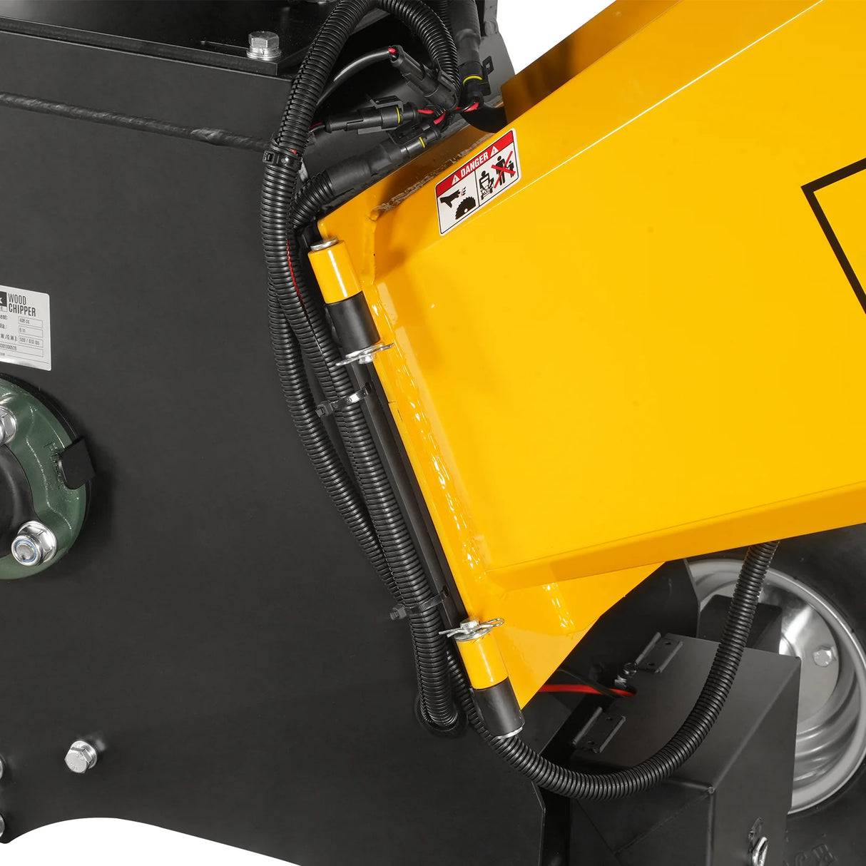 MechMaxx 6 inch E-start B&S VANGUARD 408cc 14hp Gasoline Engine Powered Drum Wood Chipper, P4206
