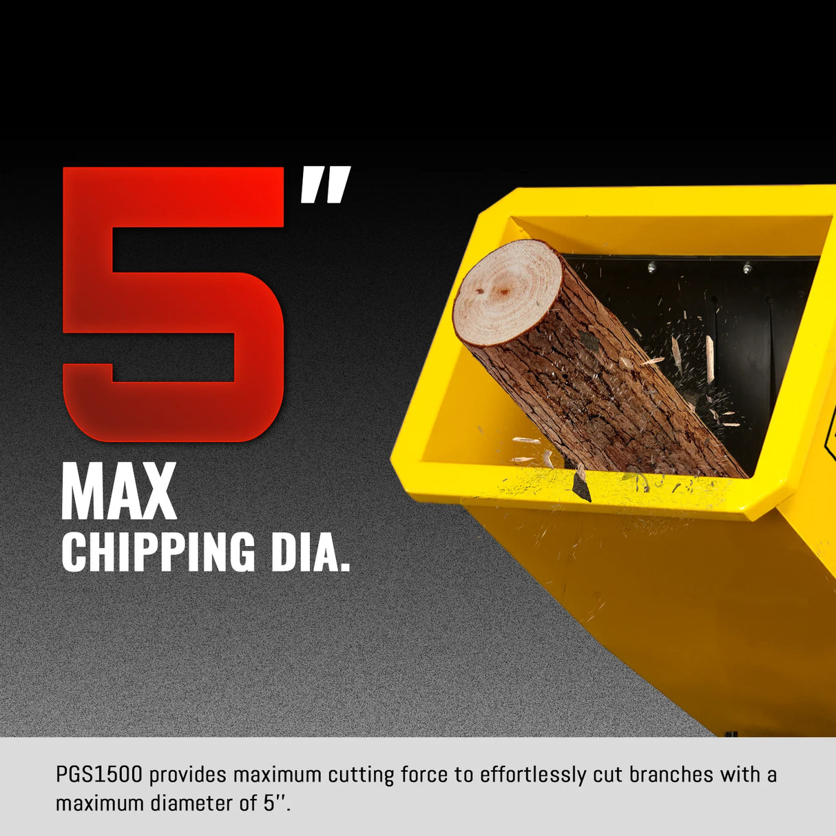 MechMaxx 5 inch E-start DUCAR 420cc 15hp Gasoline Engine Powered Drum Wood Chipper with Towbar , PGS1500