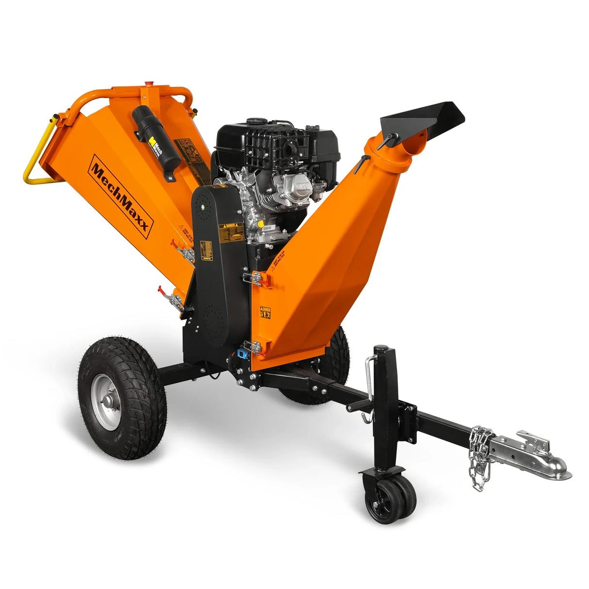 MechMaxx 6 inch E-start ZONSEN 420cc 13.4hp Gasoline Engine Powered Drum Wood Chipper , P4206