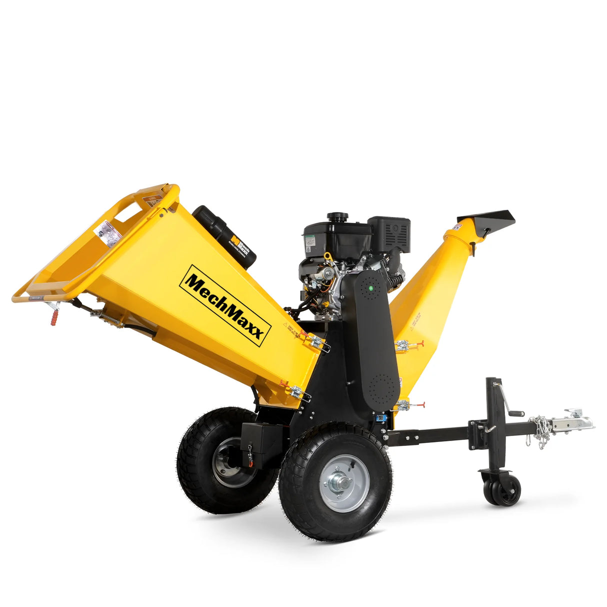 MechMaxx 6 inch E-start B&S VANGUARD 408cc 14hp Gasoline Engine Powered Drum Wood Chipper, P4206