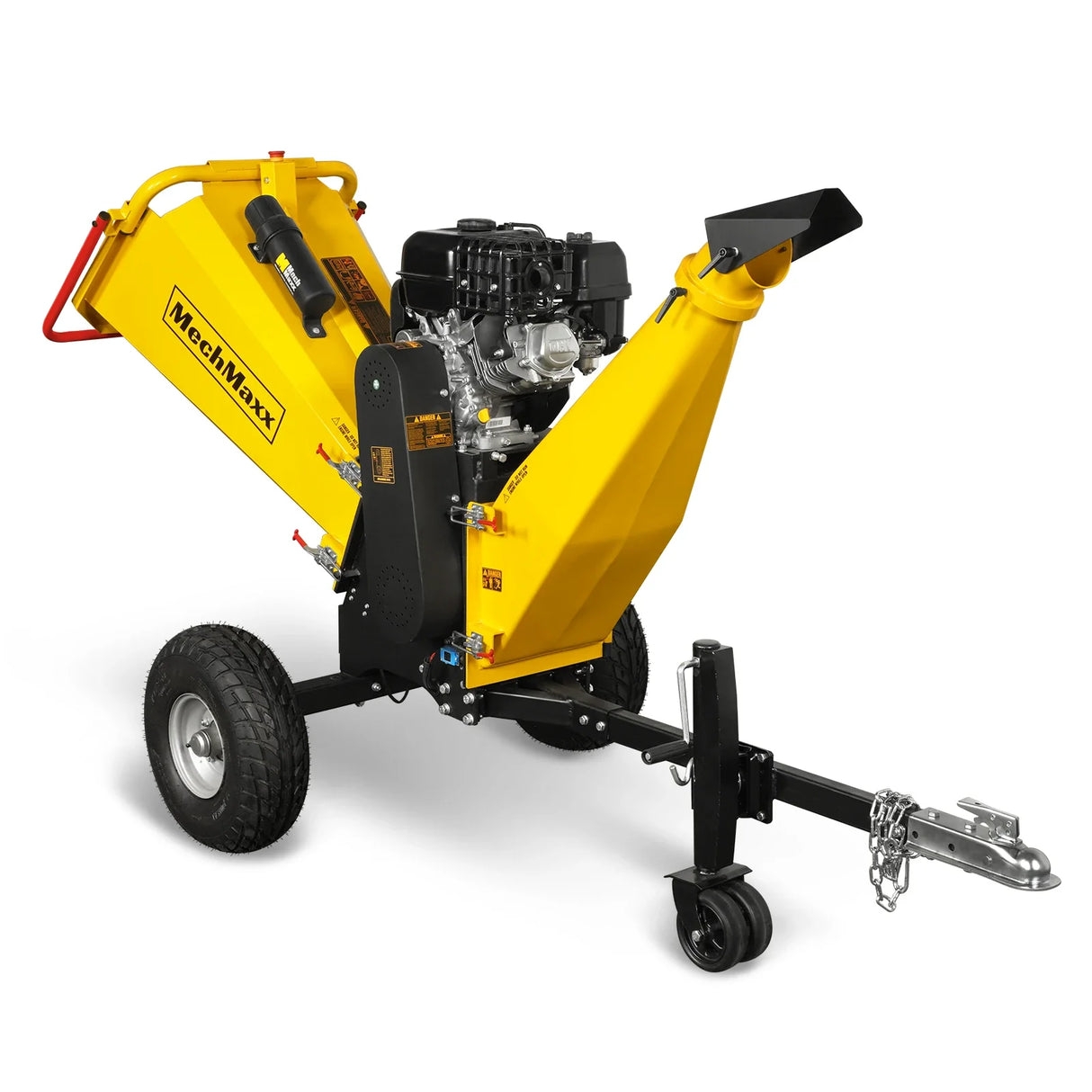 MechMaxx 6 inch E-start ZONSEN 459cc 15hp Gasoline Engine Powered Drum Wood Chipper, P4206