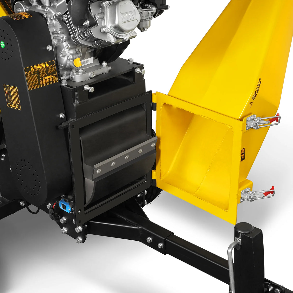MechMaxx 6 inch E-start ZONSEN 459cc 15hp Gasoline Engine Powered Drum Wood Chipper, P4206