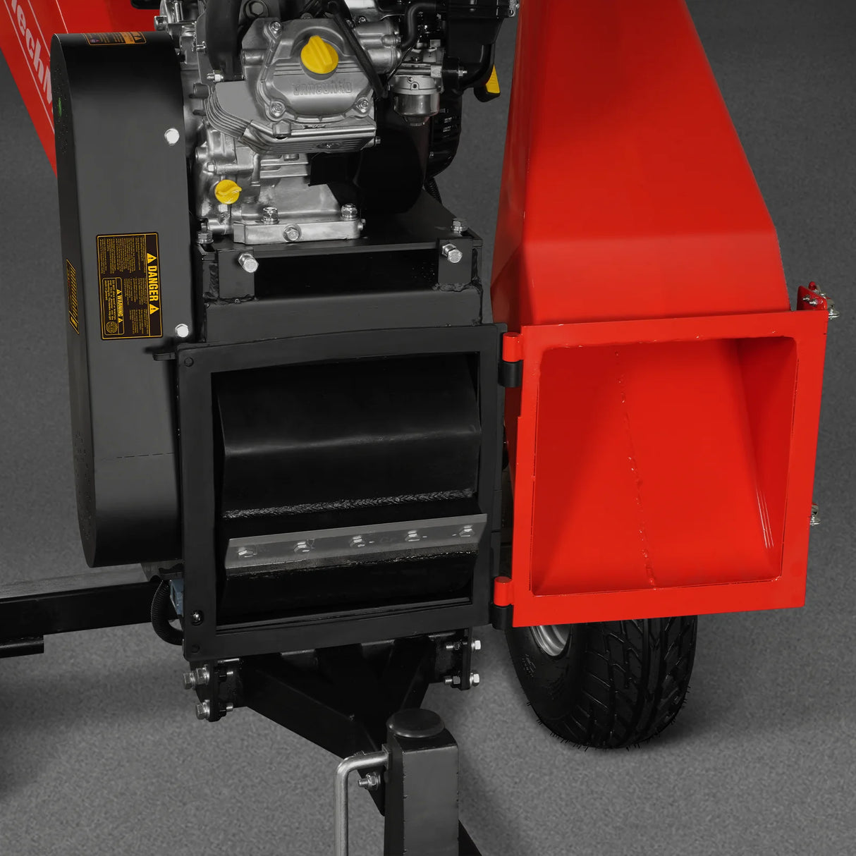 MechMaxx 6 inch E-start B&S VANGUARD 408cc 14hp Gasoline Engine Powered Drum Wood Chipper , P4206