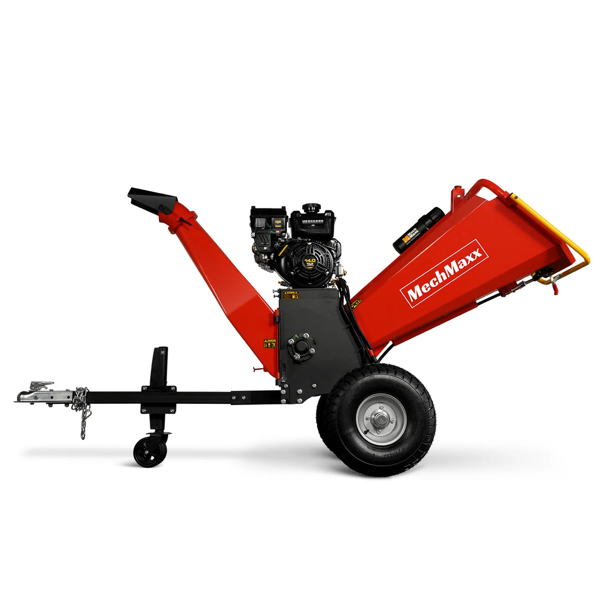 MechMaxx 6 inch E-start B&S VANGUARD 408cc 14hp Gasoline Engine Powered Drum Wood Chipper , P4206