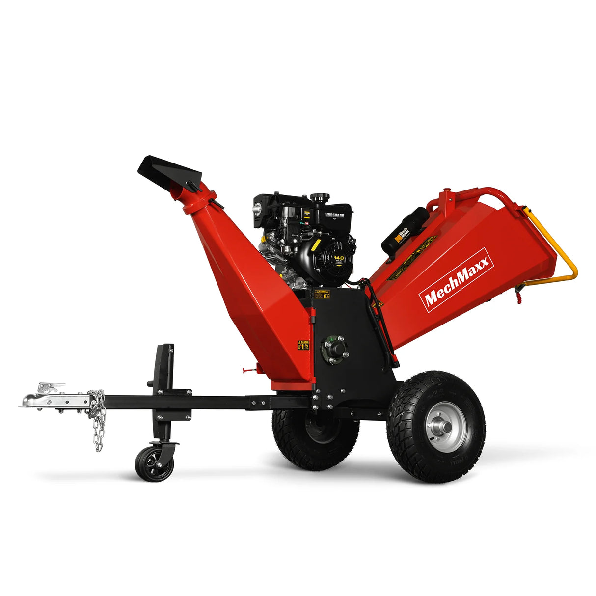 MechMaxx 6 inch E-start B&S VANGUARD 408cc 14hp Gasoline Engine Powered Drum Wood Chipper , P4206