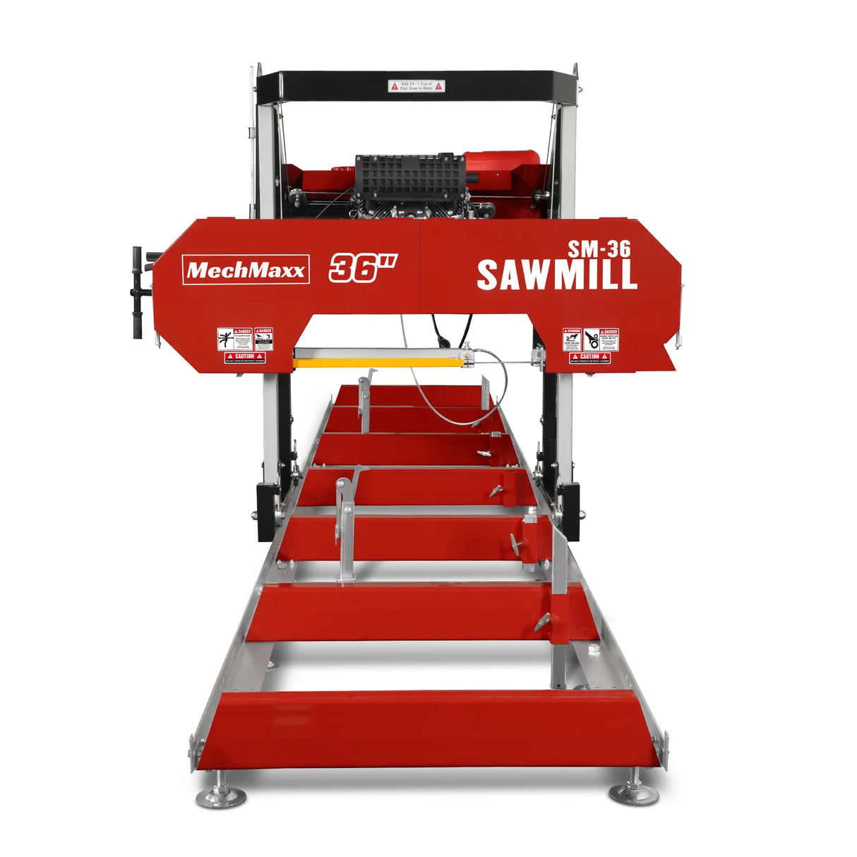 MechMaxx 36" MAX Portable Sawmill, 25HP 750cc ZONSEN V-Twin Engine, 36" Board Width, 20' Track Length, SM-36MAX