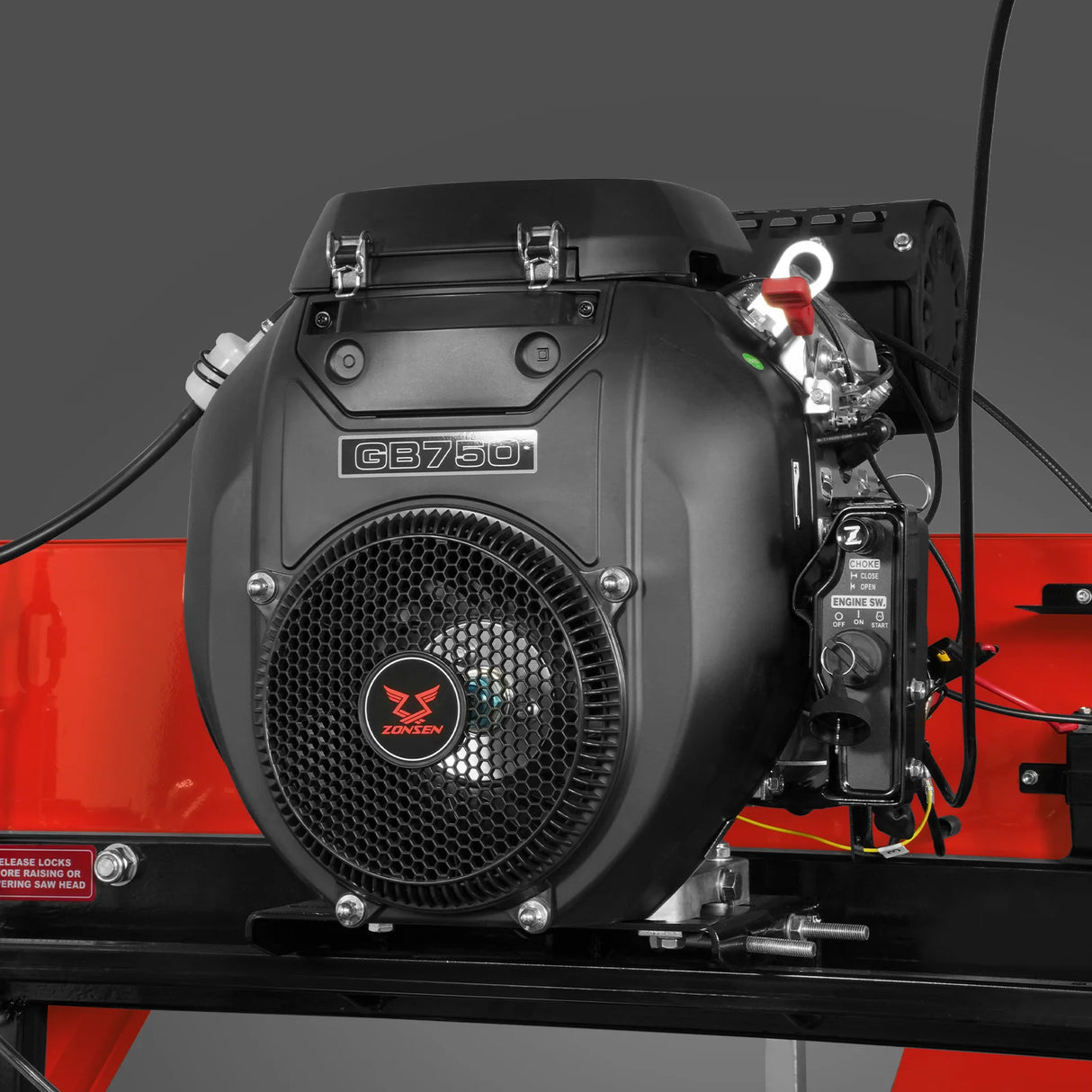MechMaxx 36" MAX Portable Sawmill, 25HP 750cc ZONSEN V-Twin Engine, 36" Board Width, 20' Track Length, (10 x Blades Included), SM-36MAX