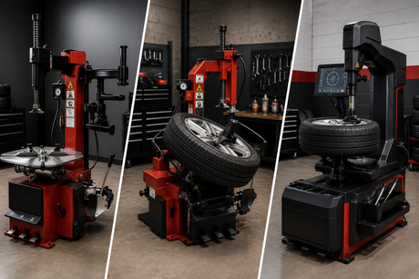 Tire Changer Buying Guide: Swing-Arm vs Tilt-Back vs Leverless