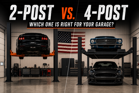 2-Post vs. 4-Post Car Lifts: Which One Is Right for Your Garage?