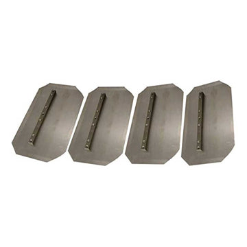 Brave | Combo Trowel Blade Set | 36-In. | Pack of 4 | 8-In. X 14-In. BR310-TB