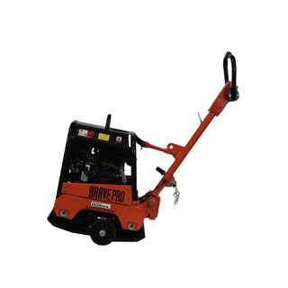 Brave Reversible Plate Compactor | 15 In. | Wheel Kit | Honda GX160 BRPRP210H