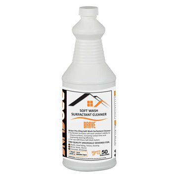 Brave | Soft Wash Surfactant Pro Cling | 1 Quart BRSW7001.BRA