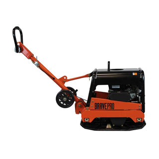 Brave Reversible Plate Compactor | 20 In. | Wheel Kit | Honda GX200 BRPRP220H