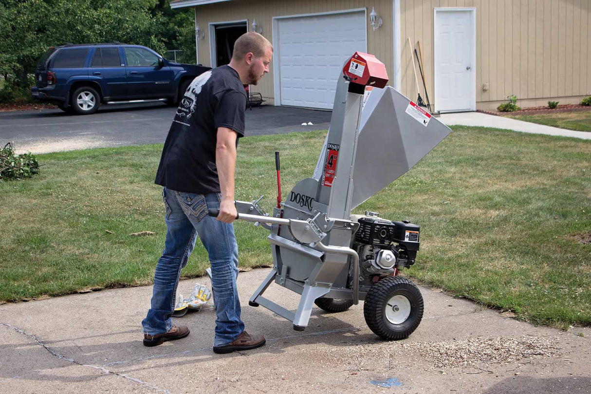 Dosko 4-Inch Brush Chipper with Honda GX390 Engine – 13-21T-13H