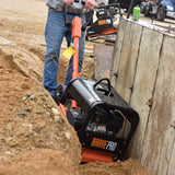 Brave Reversible Plate Compactor | 20 In. | Wheel Kit | Honda GX200 BRPRP220H