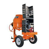 Brave Concrete Mixer | 9 Cu. Ft. Steel Drum | Honda GX270 BRPCM109H