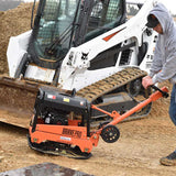 Brave Reversible Plate Compactor | 20 In. | Wheel Kit | Honda GX200 BRPRP220H