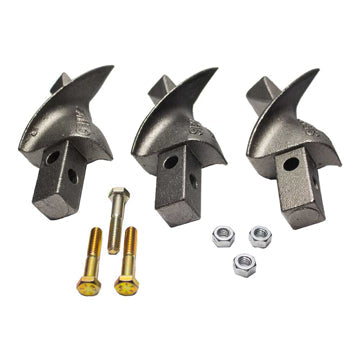Brave | Screw, Auger, Shank, Square, 2.5D | SB26 | Pack of 3 BR10621